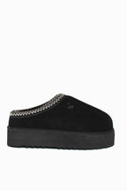 PLATFORM SCUFF W/ EMBROIDERY