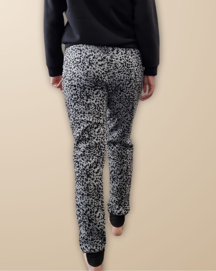 ANIMAL PRINT TRACK PANT