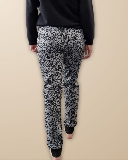 ANIMAL PRINT TRACK PANT