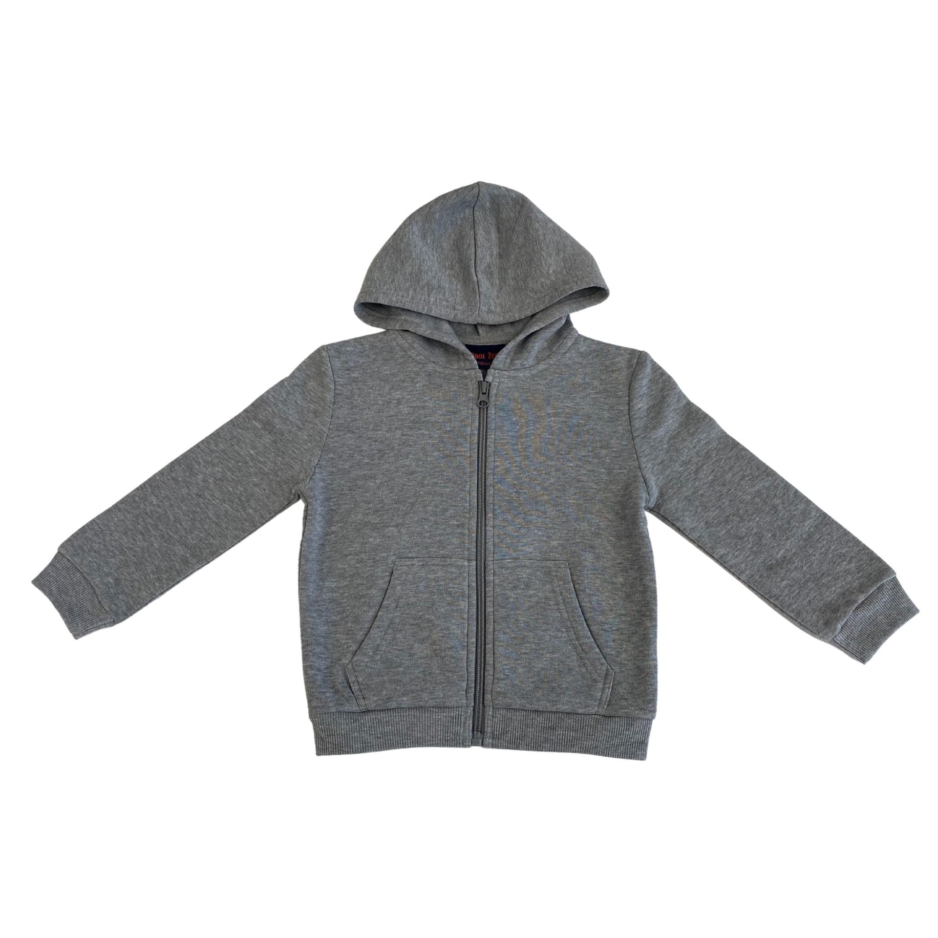Sweat Capuche Garçon Lonsdale, Gris, Fermeture Zip, Taille 7-8 Ans, Très Bon état