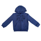 ZIP THROUGH VARSITY HOODIE