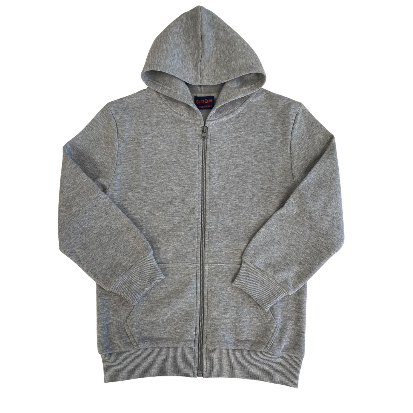 ZIP THROUGH HOODIE W/ KANGA POCKETS