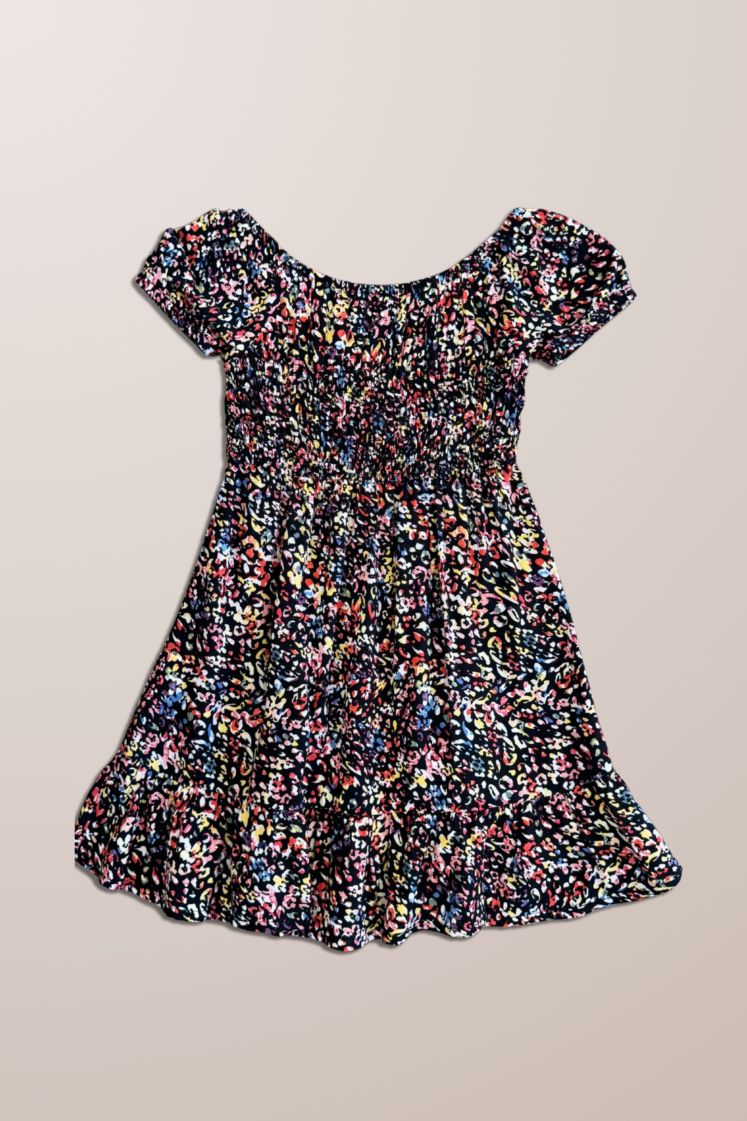 TG SHIRRED BABYDOLL DRESS