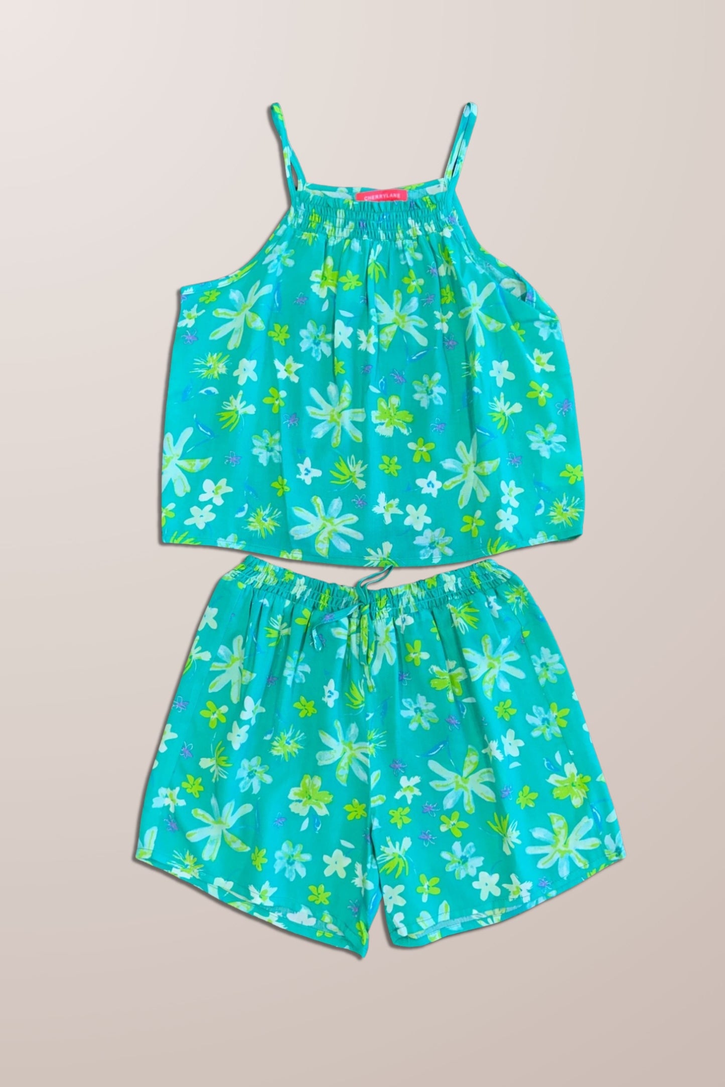 GIRLS STRAP/SHORT SET