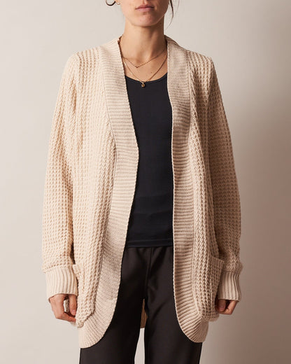 FURLINED CARDI LONGLINE
