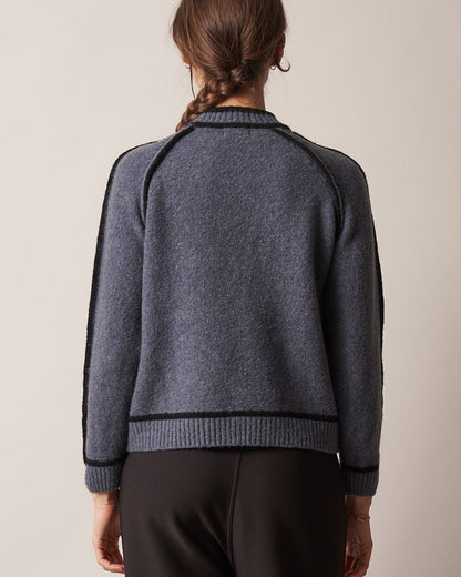 STRIPE TRIM JUMPER