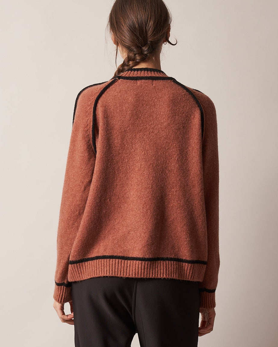 STRIPE TRIM JUMPER