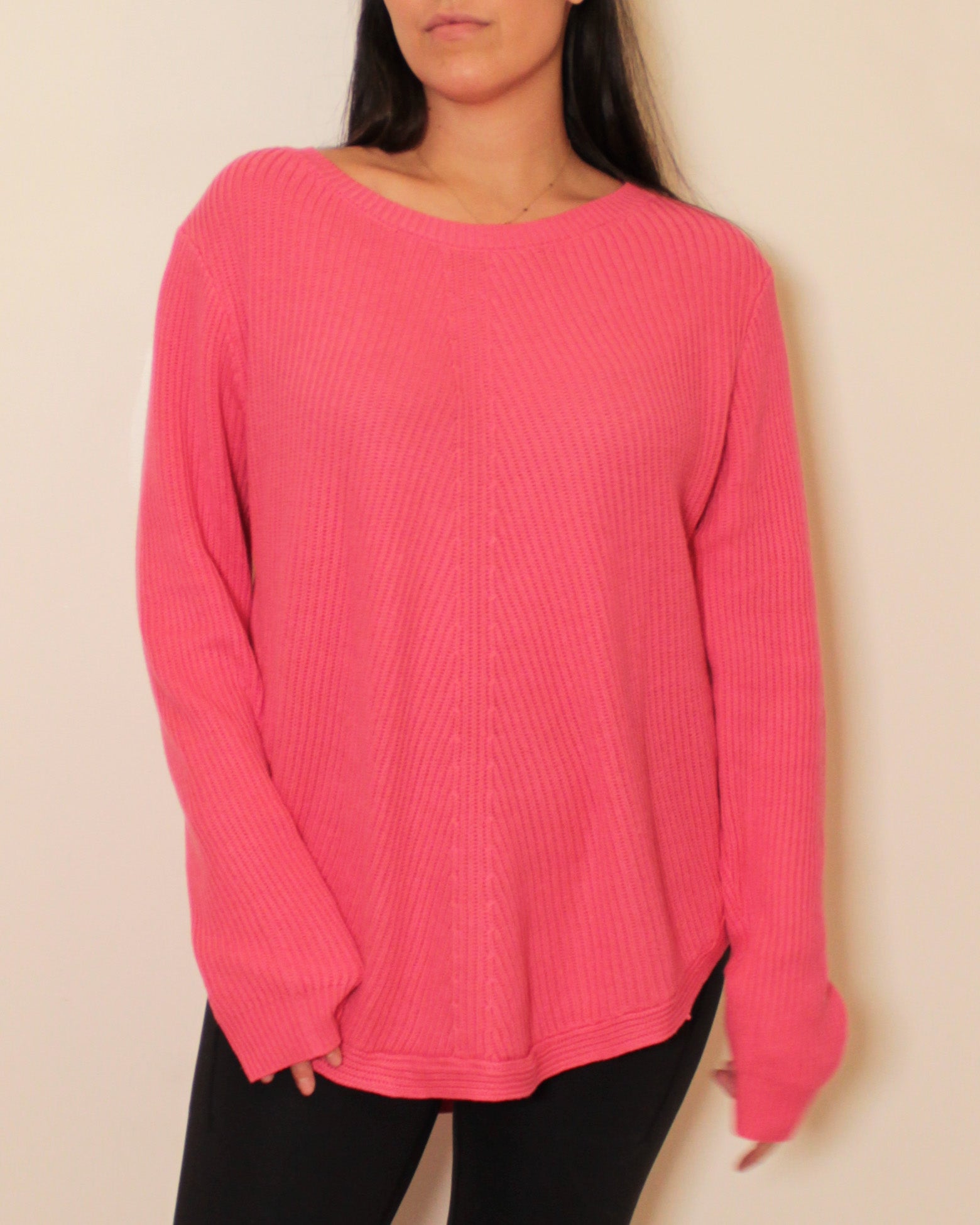 PLUS SIZE - CREW NECK JUMPER