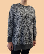TUNIC SWEATSHIRT W/ SIDE SPLIT