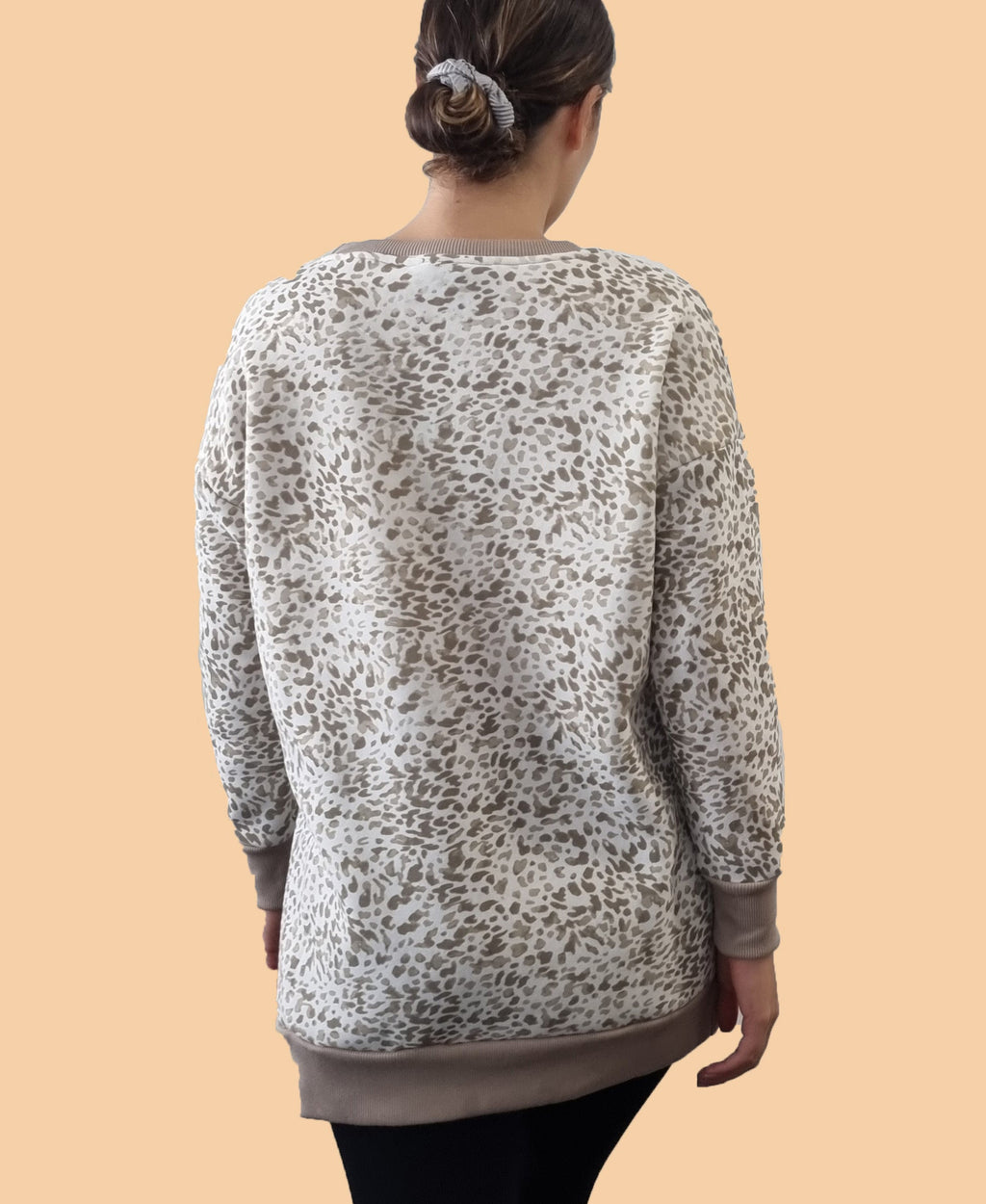 TUNIC SWEATSHIRT W/ SIDE SPLIT