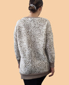 TUNIC SWEATSHIRT W/ SIDE SPLIT