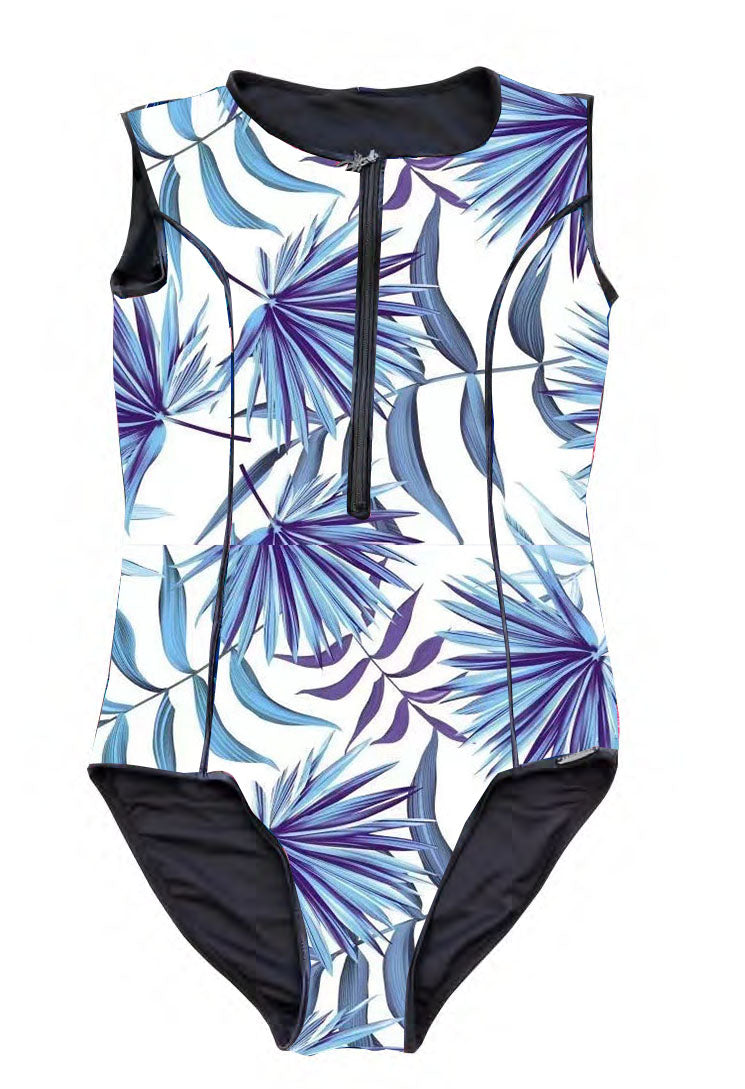 1/2 ZIP SWIMSUIT