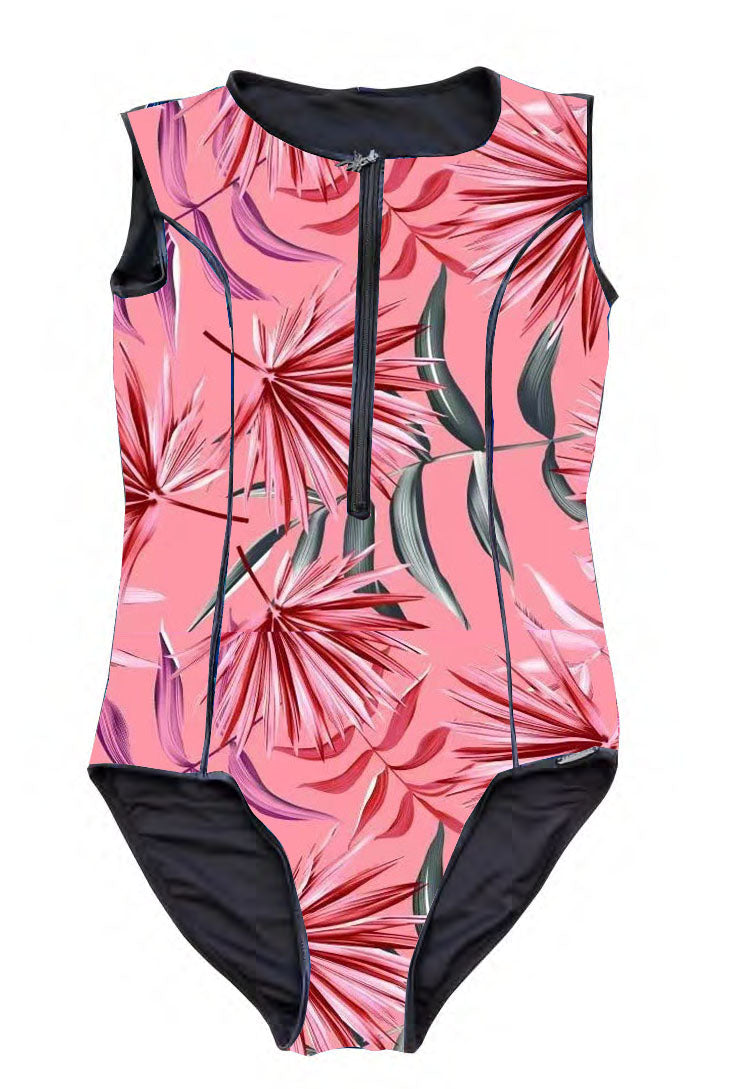1/2 ZIP SWIMSUIT