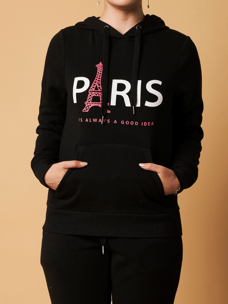 PRINTED HOODIE W/ KANGA POCKETS