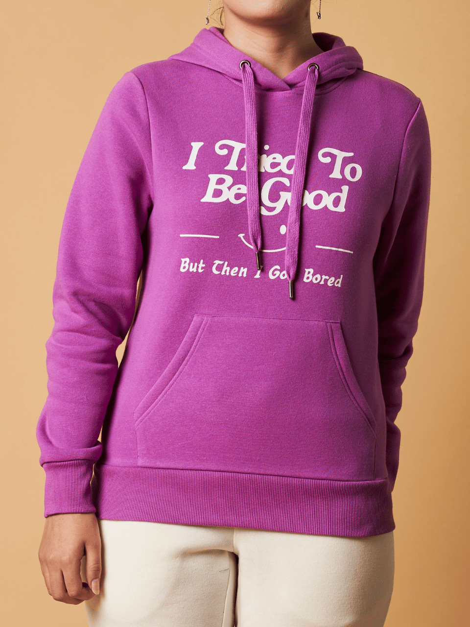 PRINTED HOODIE W/ KANGA POCKETS