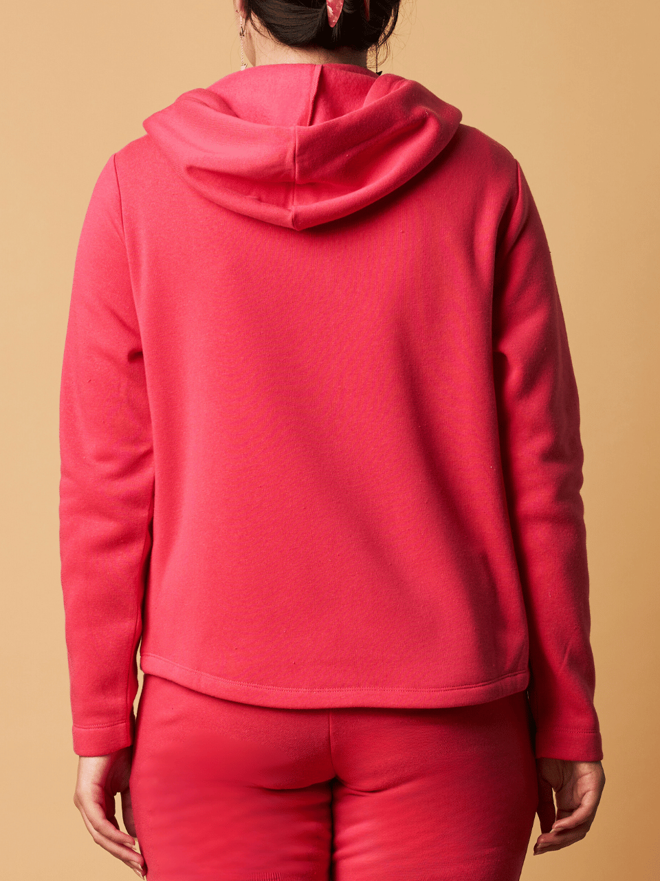 HOODIE JACKET W/ BUTTON DETAIL POCKETS