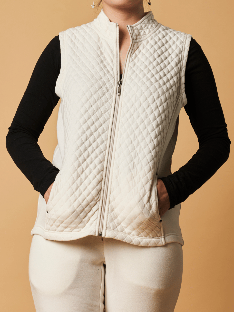 ZIP THROUGH VEST