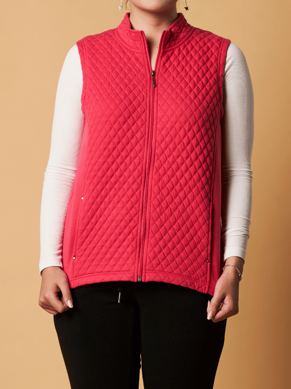 ZIP THROUGH VEST