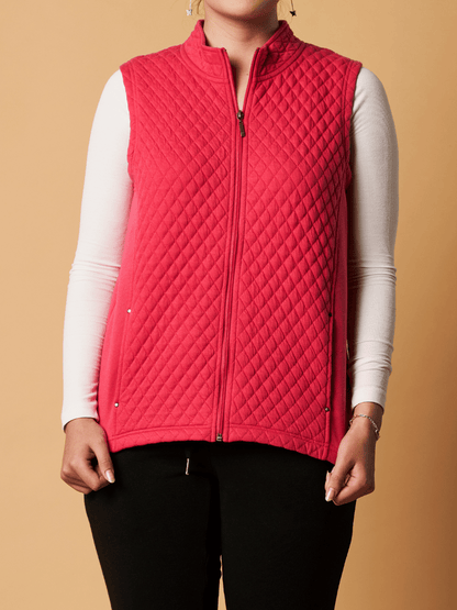 ZIP THROUGH VEST