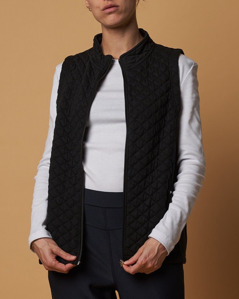 ZIP THROUGH VEST