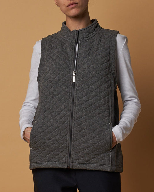 ZIP THROUGH VEST