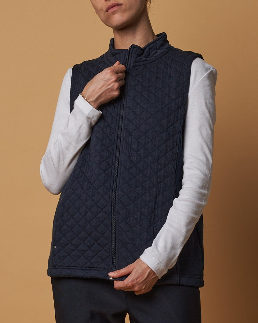 ZIP THROUGH VEST