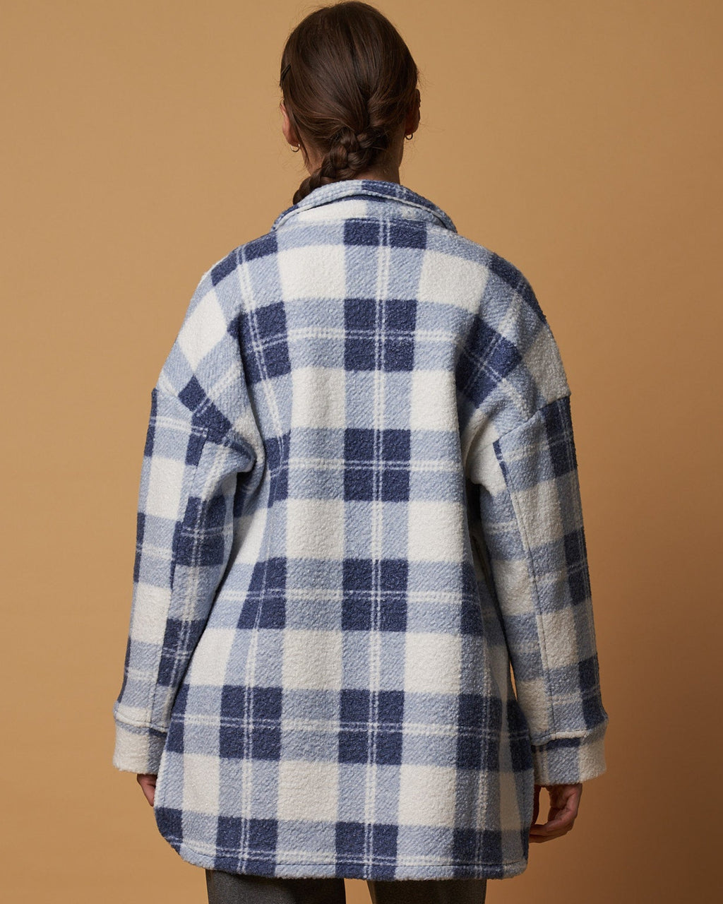 LONGLINE CHECK JACKET