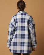 LONGLINE CHECK JACKET