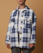 LONGLINE CHECK JACKET