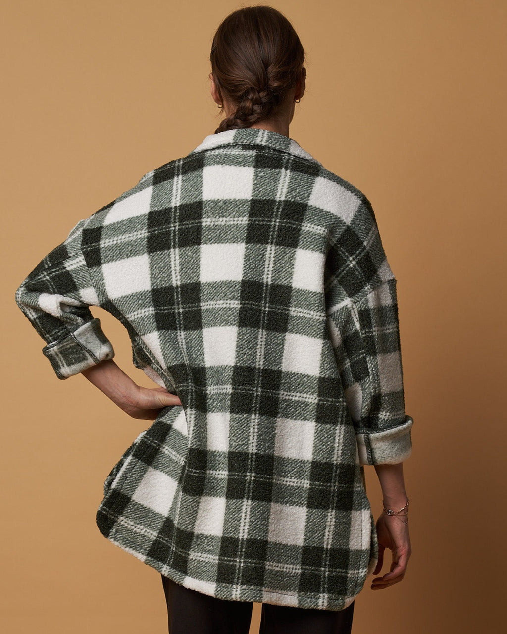 LONGLINE CHECK JACKET