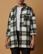 LONGLINE CHECK JACKET