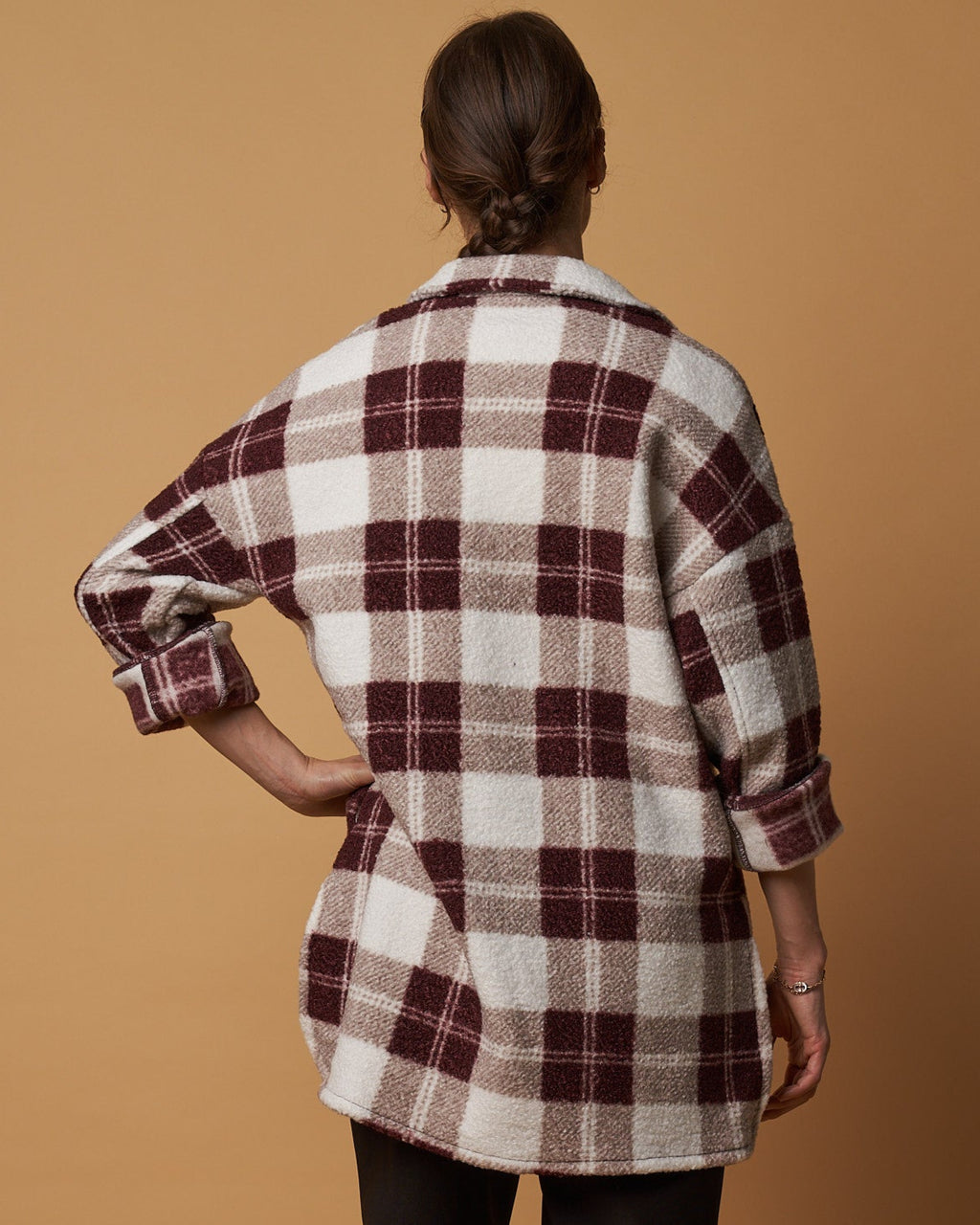 LONGLINE CHECK JACKET