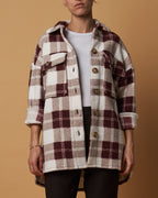 LONGLINE CHECK JACKET