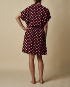 ELASTIC WAIST SHORT DRESS