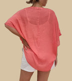 CROSS DRAPE TOP