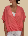 CROSS DRAPE TOP
