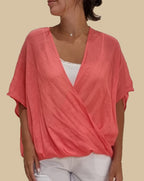 CROSS DRAPE TOP