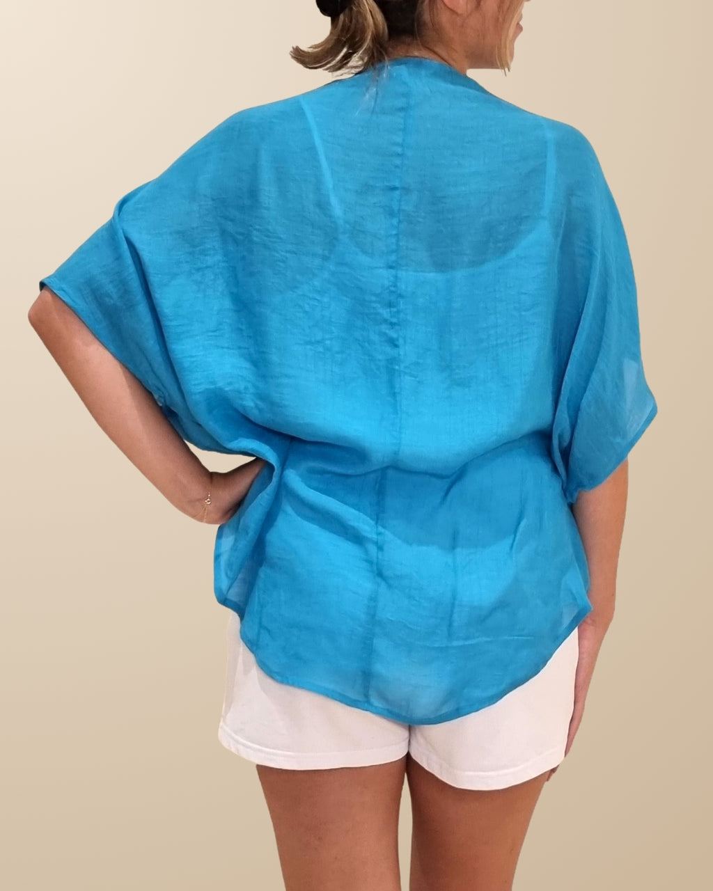 CROSS DRAPE TOP