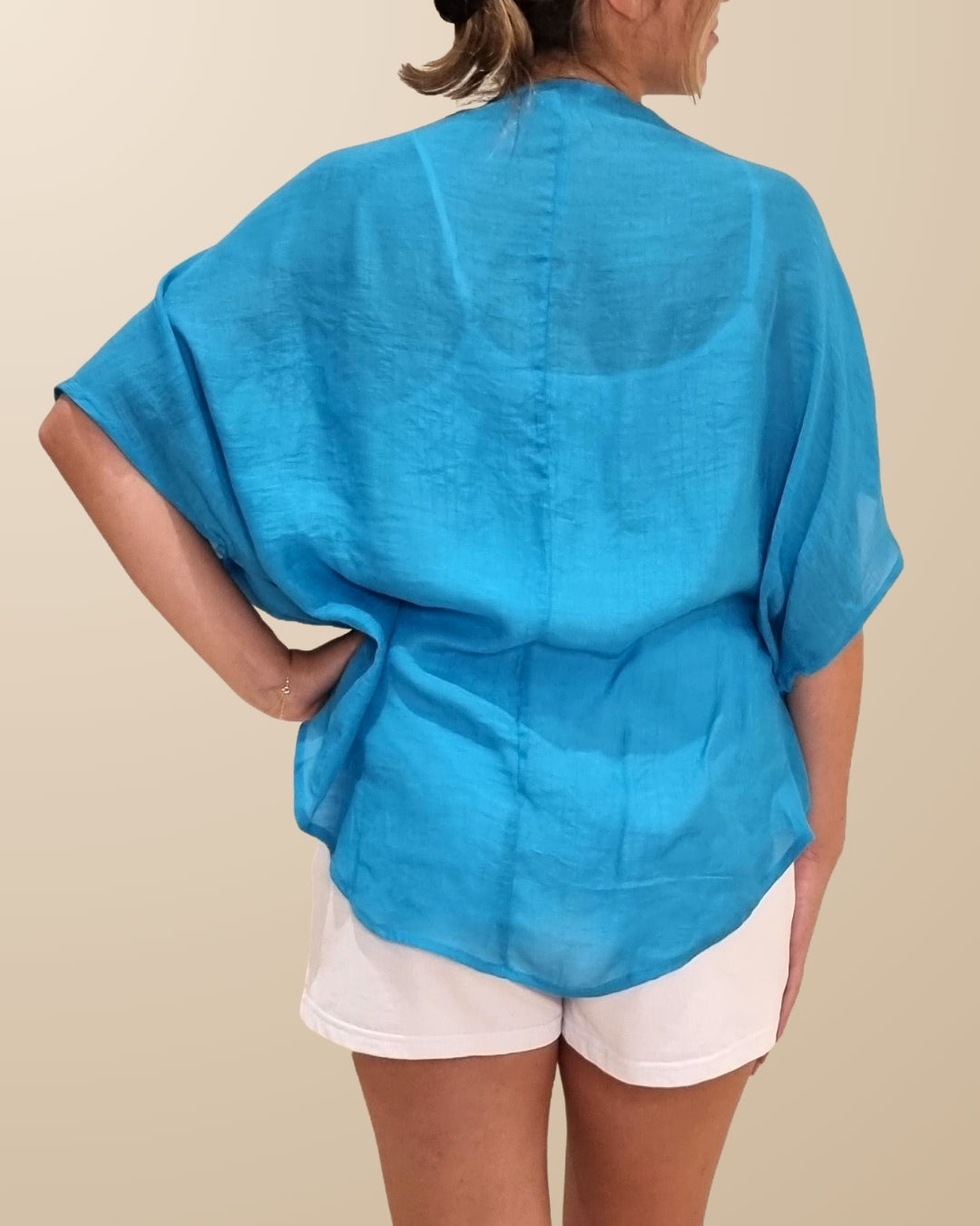 CROSS DRAPE TOP