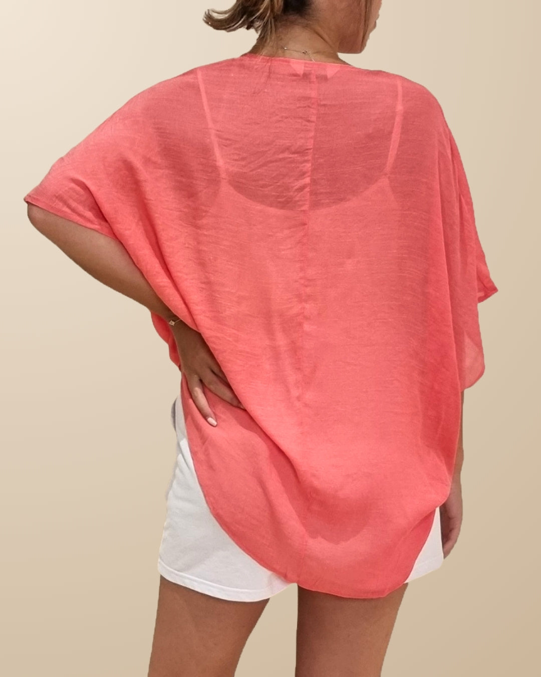CROSS DRAPE TOP