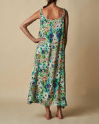 LONG DRESS W/ SCRUNCH STRAP