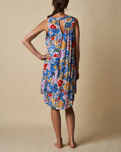 V-NECK SHORT DRESS