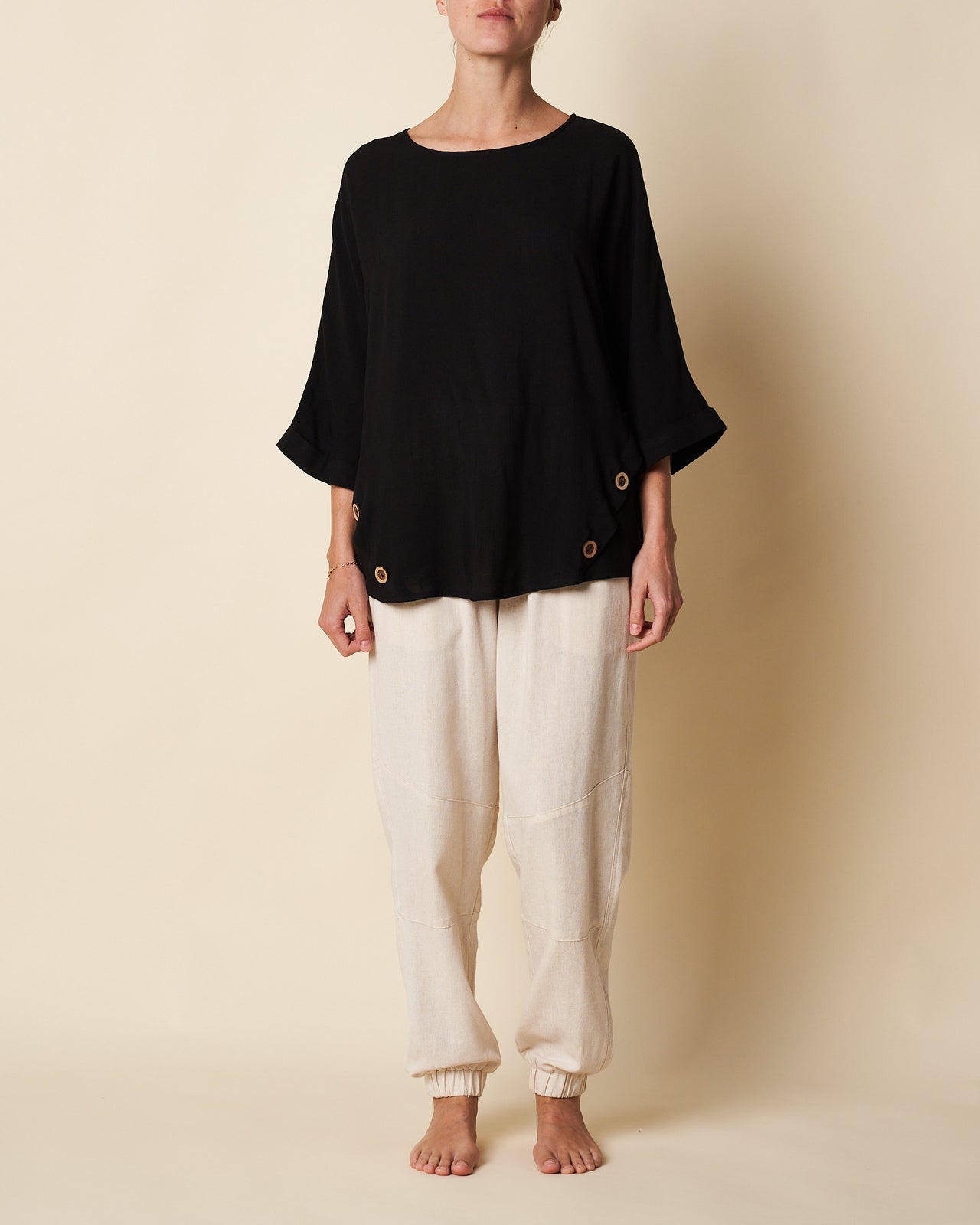 Button Detail Tee