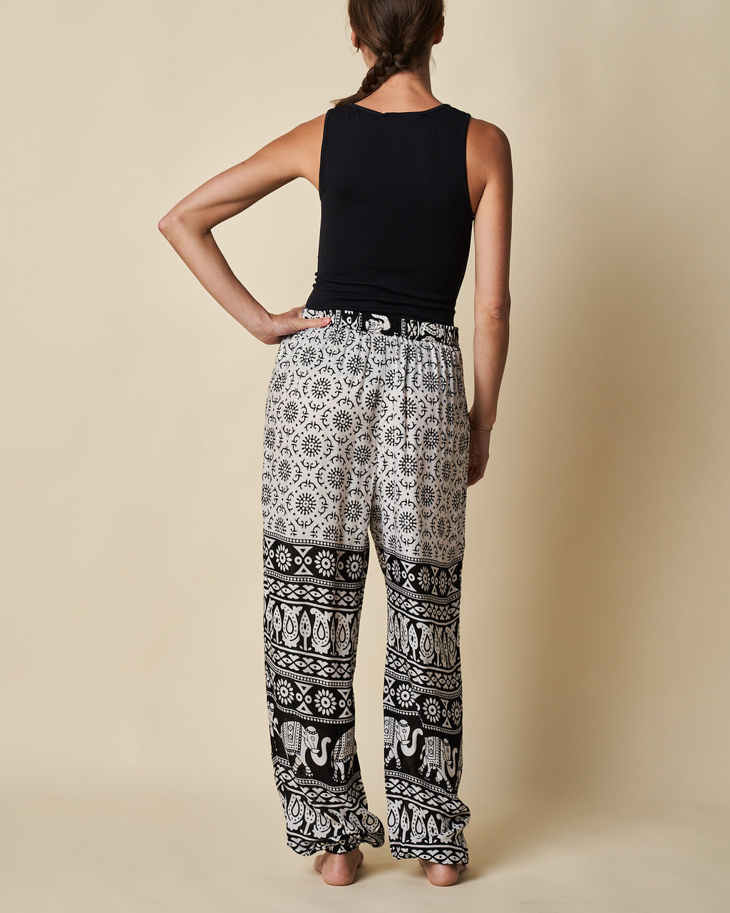 ELASTIC WAIST CUFF PANT