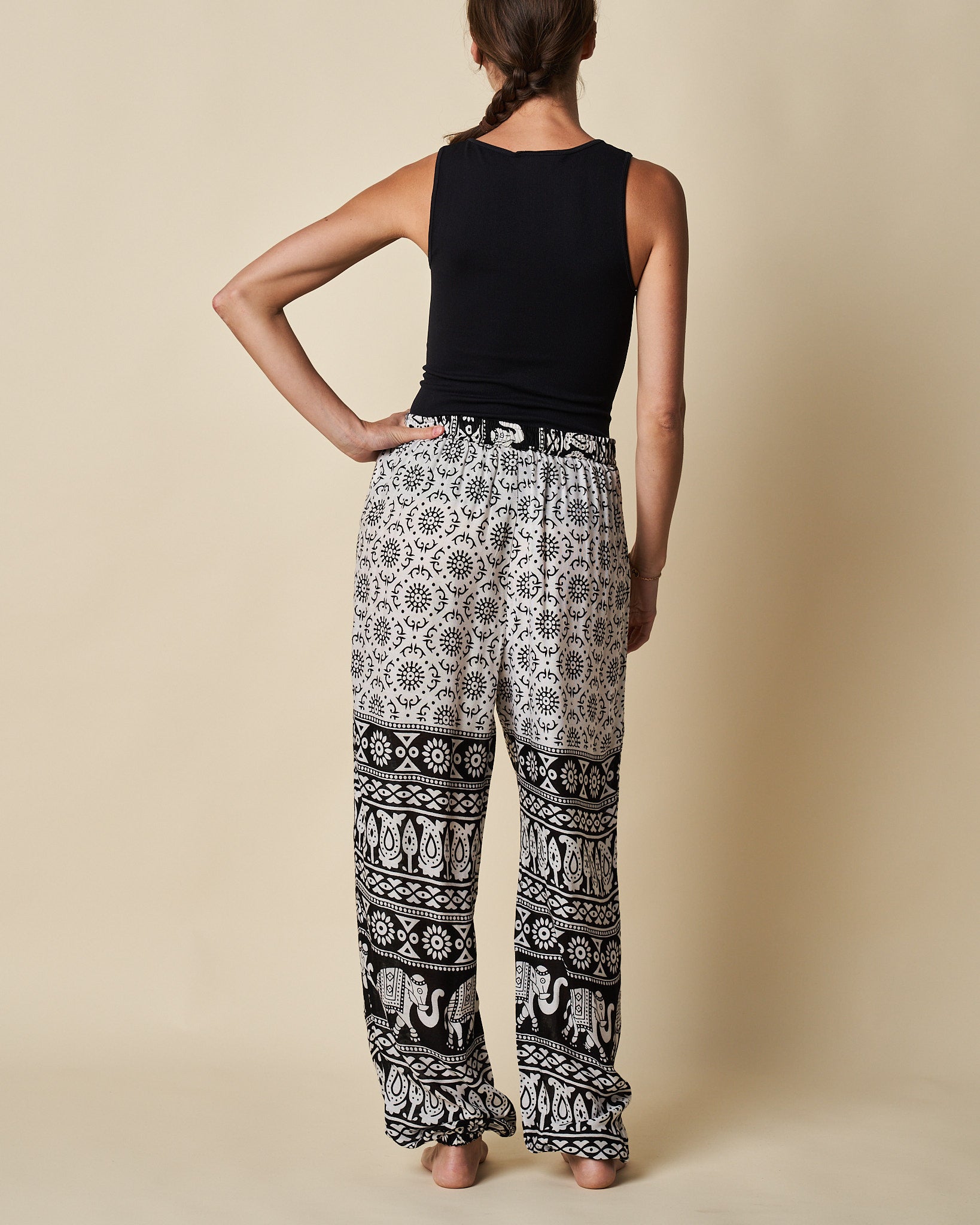 ELASTIC WAIST CUFF PANT