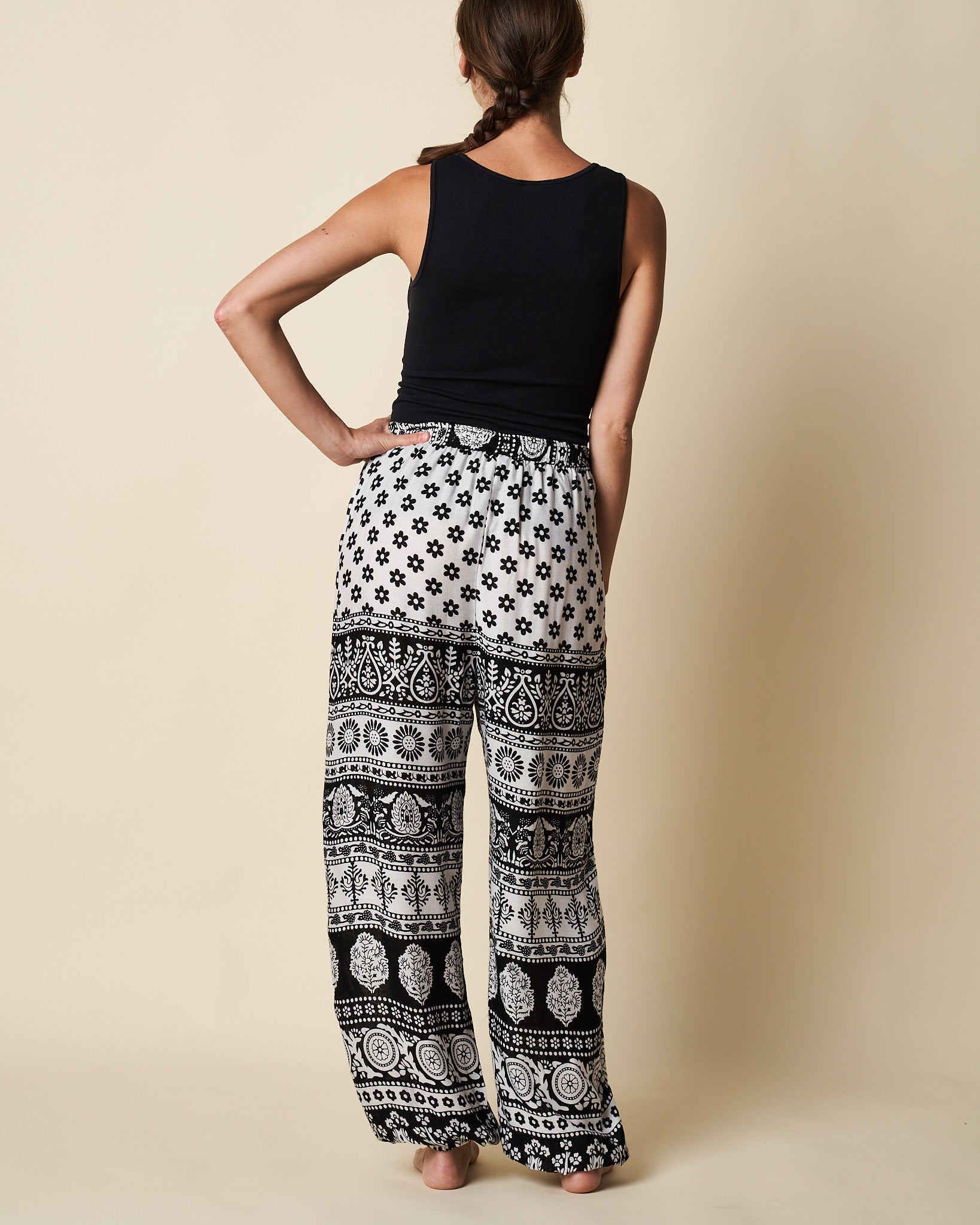 ELASTIC WAIST CUFF PANT