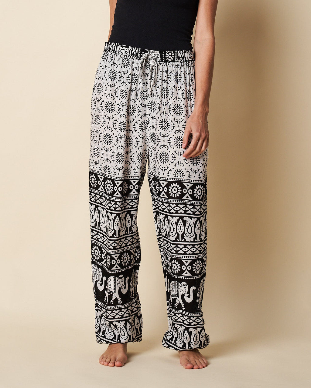 ELASTIC WAIST CUFF PANT