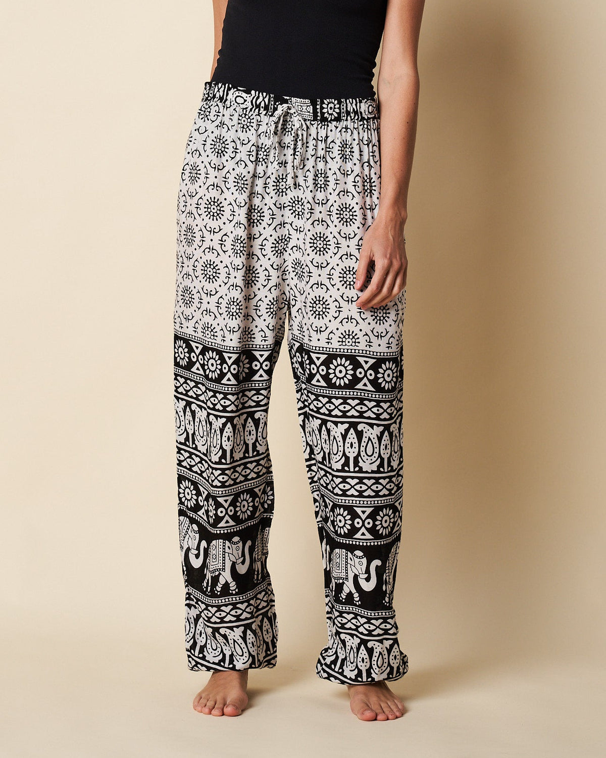 ELASTIC WAIST CUFF PANT