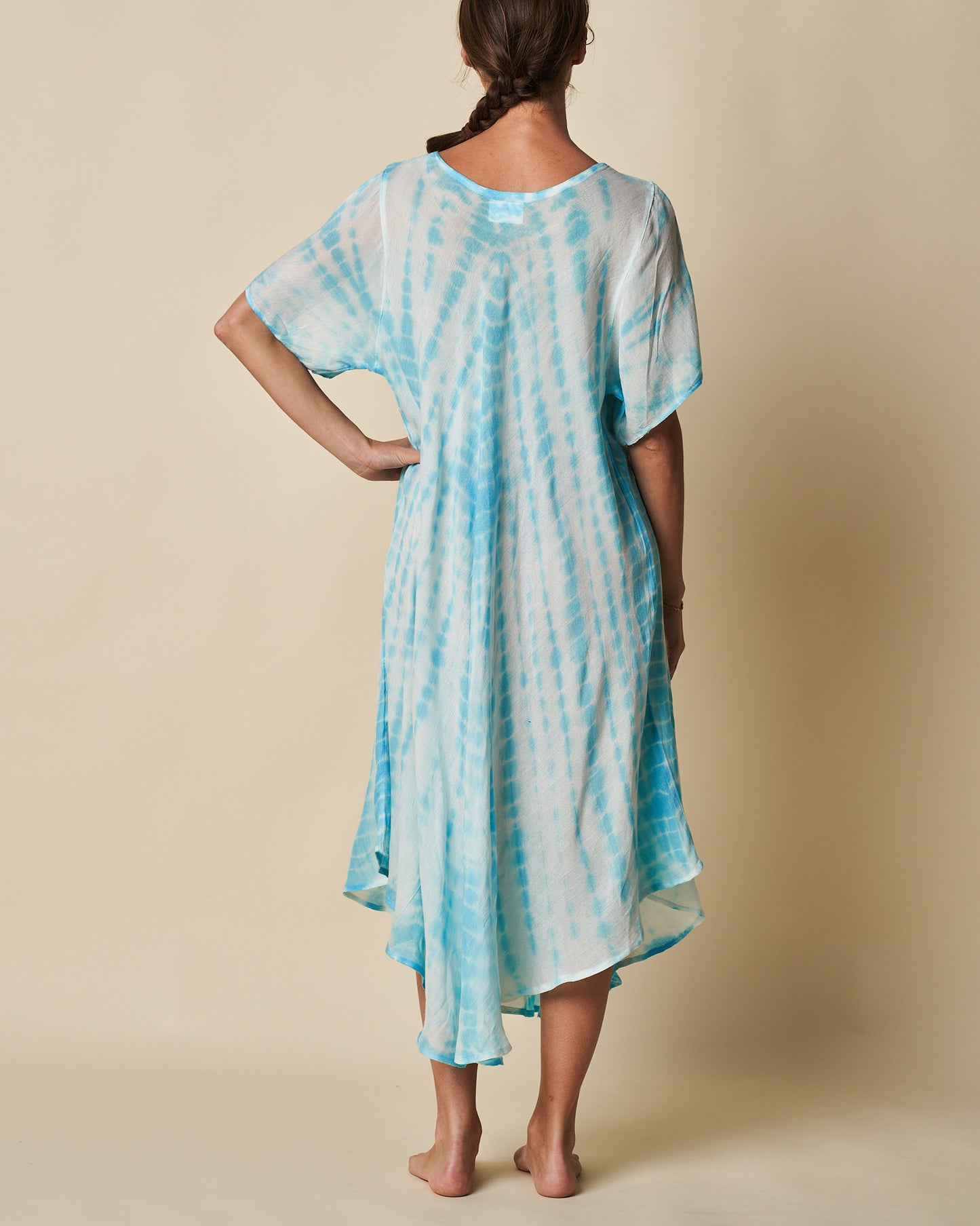 SHORT SLEEVE UMBRELLA DRESS