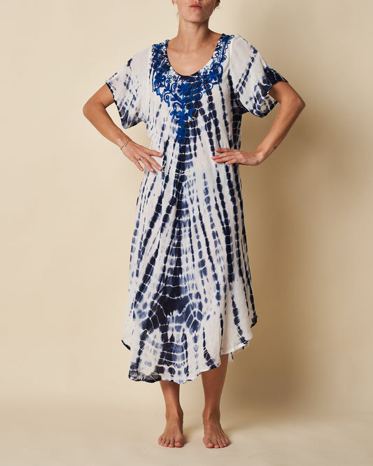 SHORT SLEEVE UMBRELLA DRESS